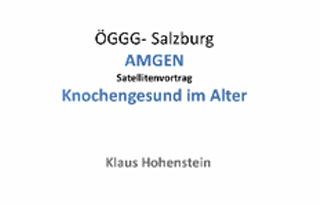 Jahrestagung der Österreichischen Gesellschaft für Geriatrie und Gerontologie